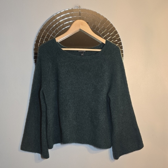 Eileen Fisher Sweaters - Eileen Fisher Cashere Silk Knit Bell Sleeved Sweater NWOT